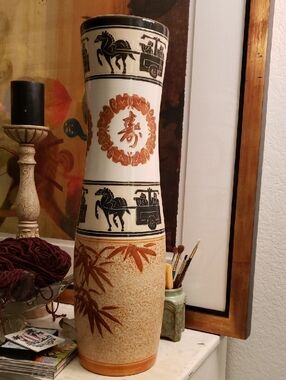 Tall Pottery Vase